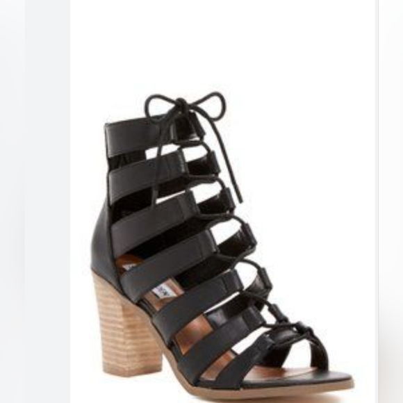 NWT Steve Madden block heel gladiator sandals - Picture 2 of 2